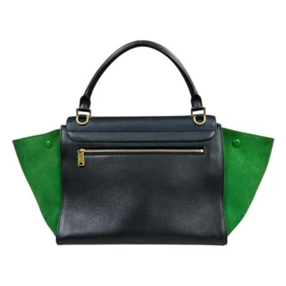 Celine Trapeze Shoulder Bag Leather Black - Picture 3 of 8